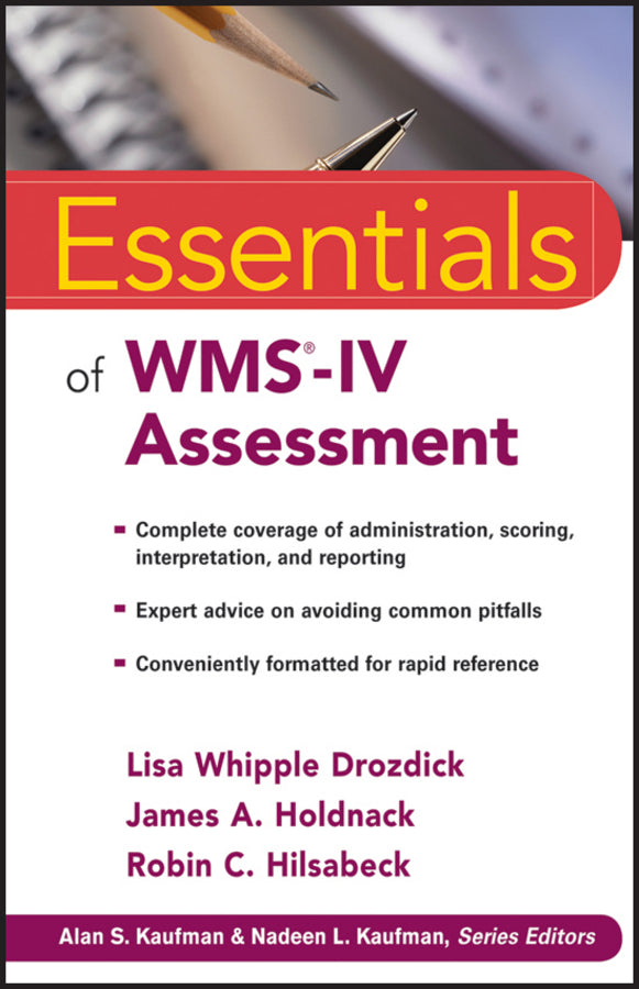 Essentials of WMS-IV Assessment (Paperback / softback) 9780470621967