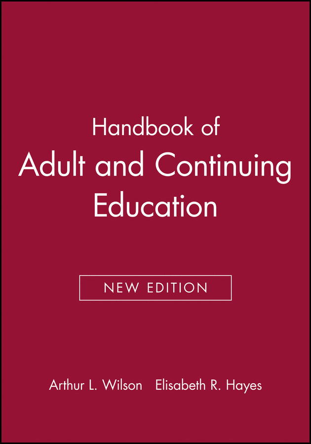 Handbook of Adult and Continuing Education (Paperback / softback) 9780470907481