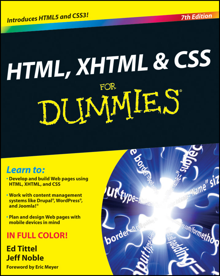 HTML, XHTML and CSS For Dummies (Paperback / softback) 9780470916599