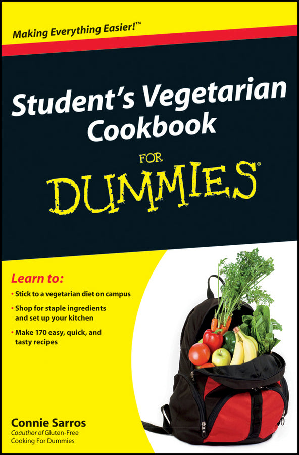 Student's Vegetarian Cookbook For Dummies (Paperback / softback) 9780470942918