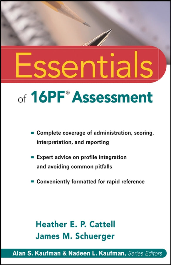 Essentials of 16PF Assessment (Paperback / softback) 9780471234241