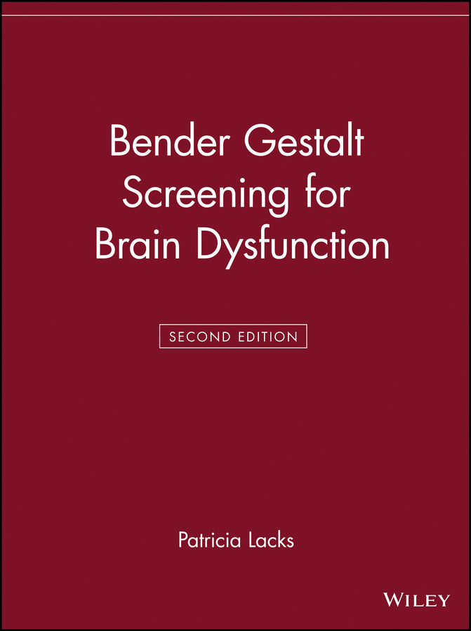Bender Gestalt Screening for Brain Dysfunction (Paperback / softback) 9780471242574