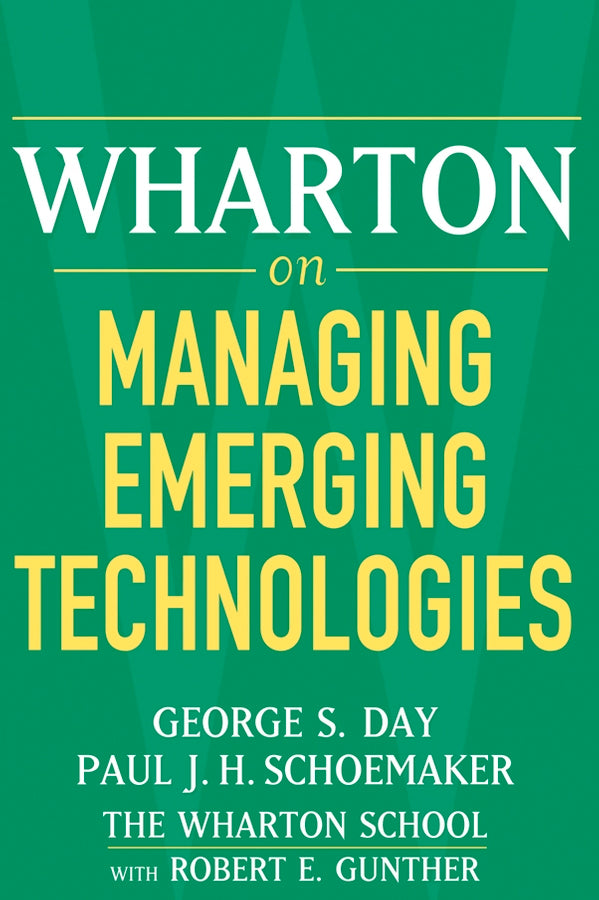 Wharton on Managing Emerging Technologies (Paperback / softback) 9780471689393