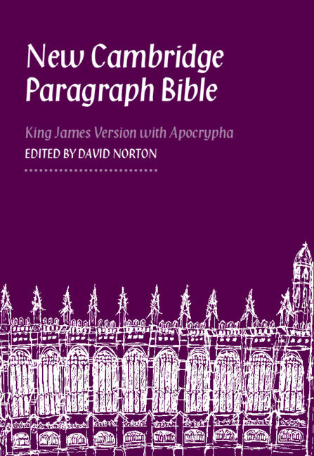 New Cambridge Paragraph Bible with Apocrypha, KJ590:TA; Personal size (Hardback) 9780521762847
