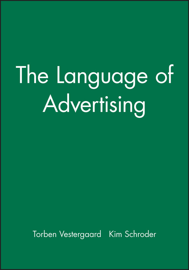 The Language of Advertising (Paperback / softback) 9780631127437