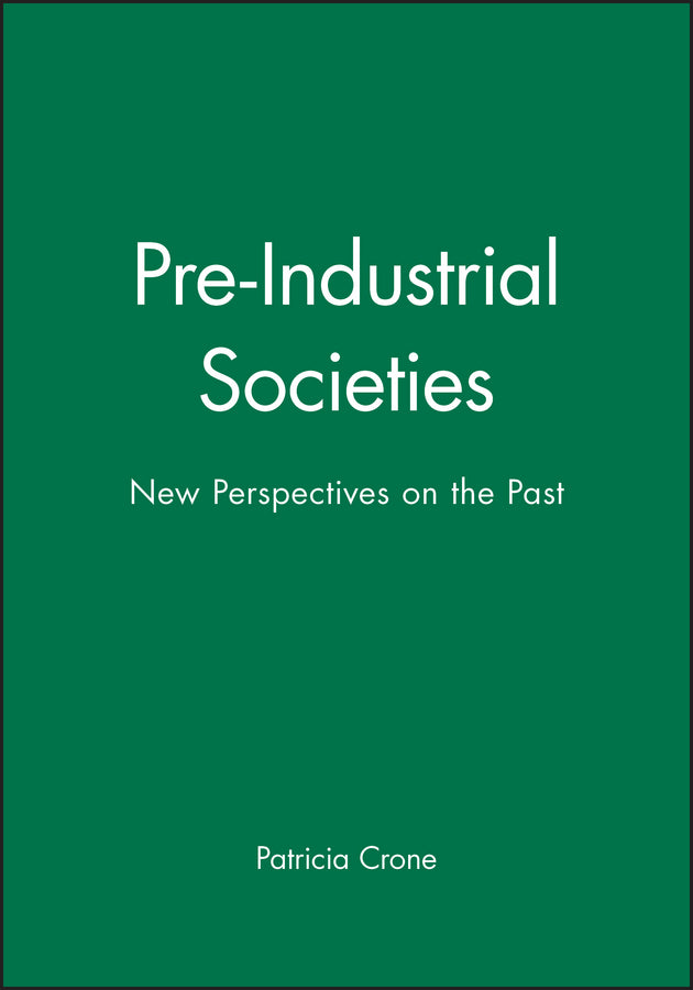 Pre-Industrial Societies; New Perspectives on the Past (Paperback / softback) 9780631156628