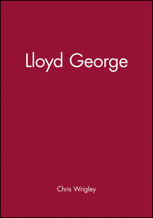 Lloyd George (Paperback / softback) 9780631166085