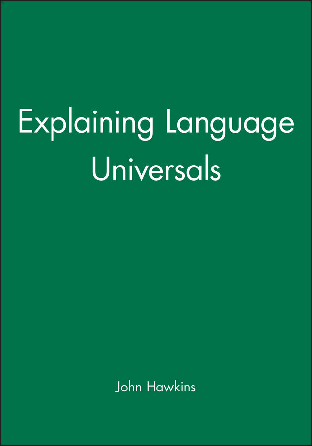 Explaining Language Universals (Paperback / softback) 9780631174561