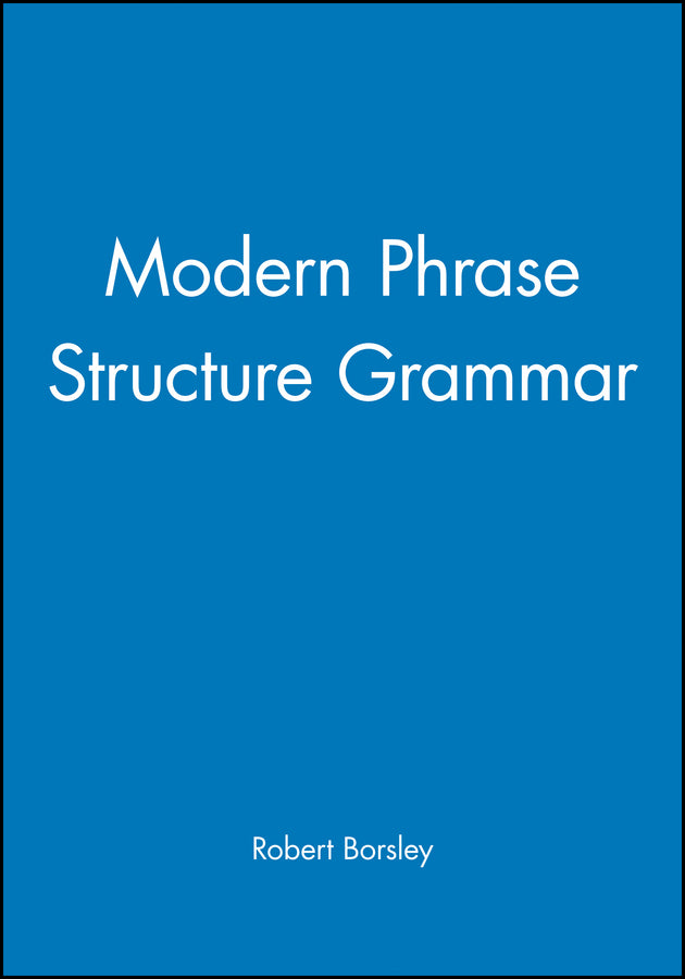 Modern Phrase Structure Grammar (Paperback / softback) 9780631184072