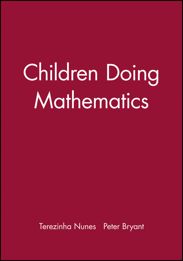 Children Doing Mathematics (Paperback / softback) 9780631184720