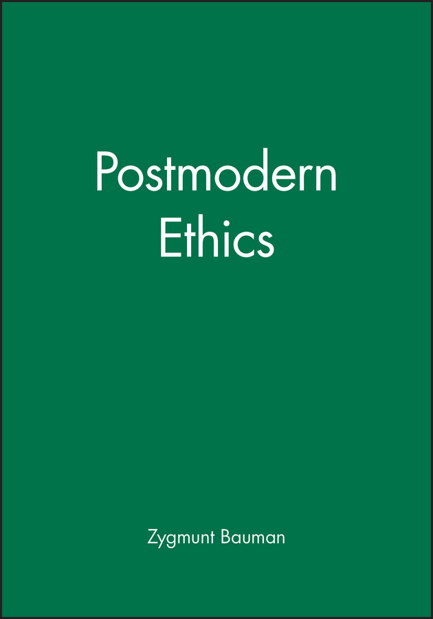 Postmodern Ethics (Paperback / softback) 9780631186939