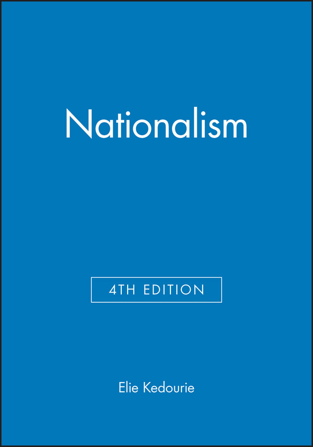 Nationalism (Paperback / softback) 9780631188858