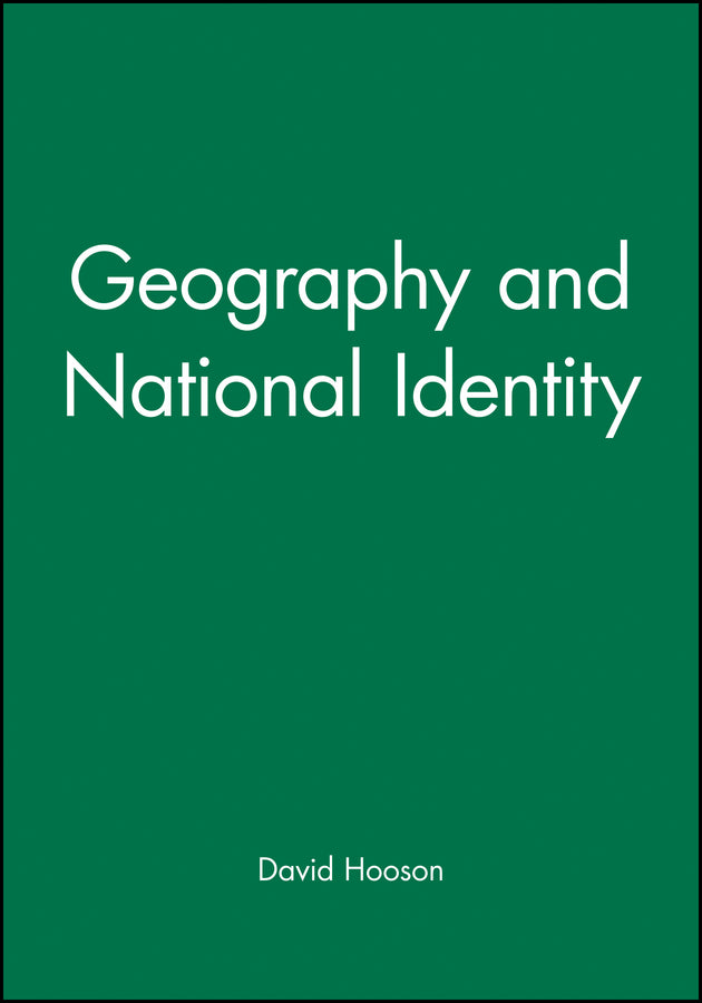 Geography and National Identity (Paperback / softback) 9780631189367