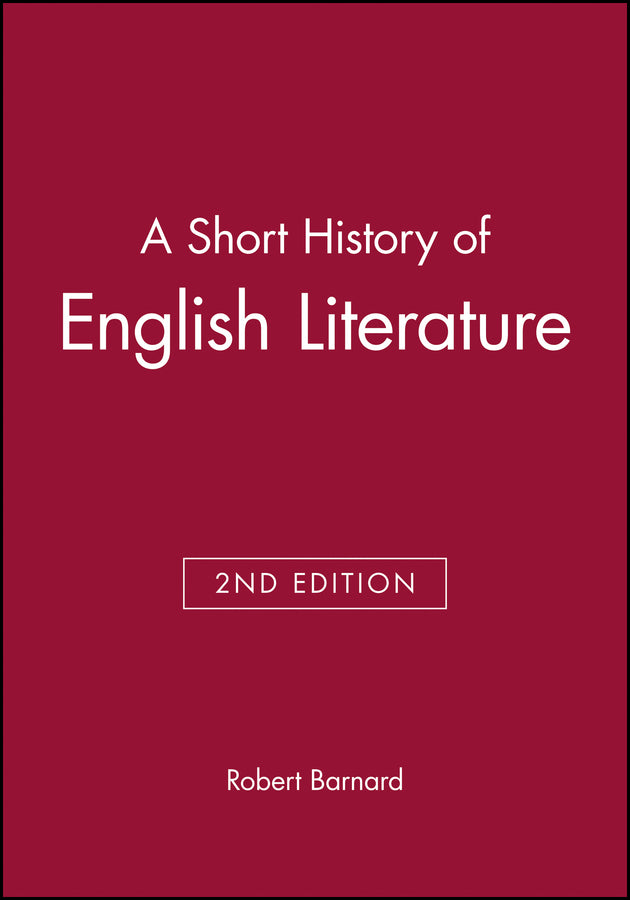 A Short History of English Literature (Paperback / softback) 9780631190882