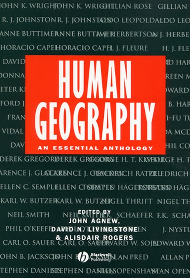 Human Geography; An Essential Anthology (Paperback / softback) 9780631194613
