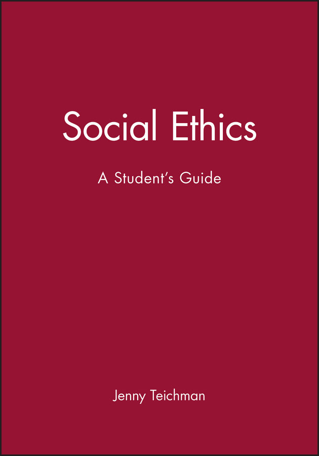 Social Ethics; A Student's Guide (Paperback / softback) 9780631196099
