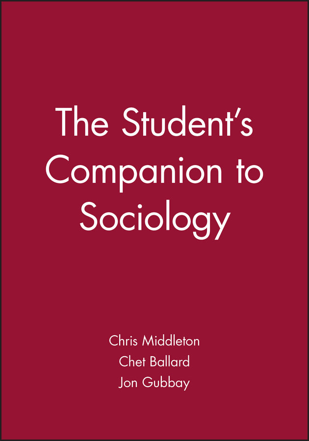 The Student's Companion to Sociology (Hardback) 9780631199472