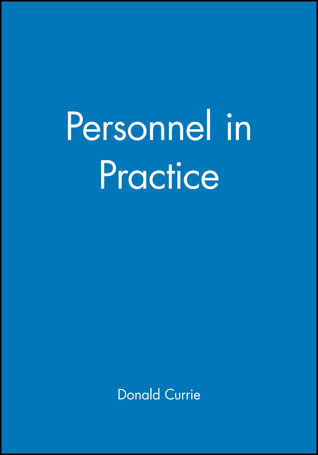 Personnel in Practice (Paperback / softback) 9780631200895