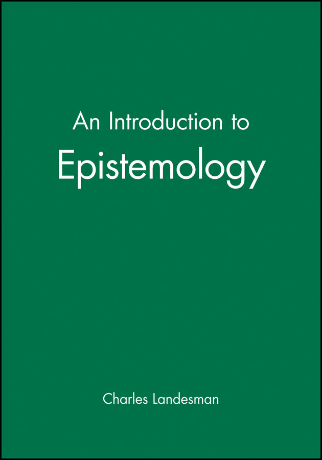 An Introduction to Epistemology (Hardback) 9780631202127