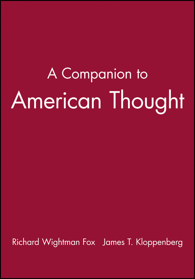 A Companion to American Thought (Paperback / softback) 9780631206569