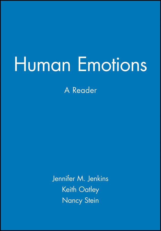 Human Emotions; A Reader (Paperback / softback) 9780631207481
