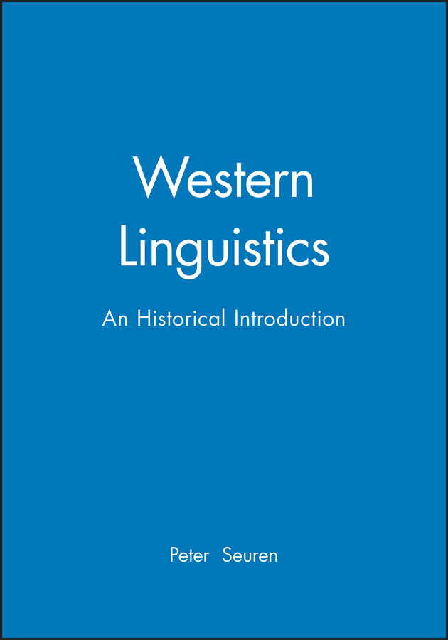 Western Linguistics; An Historical Introduction (Paperback / softback) 9780631208914