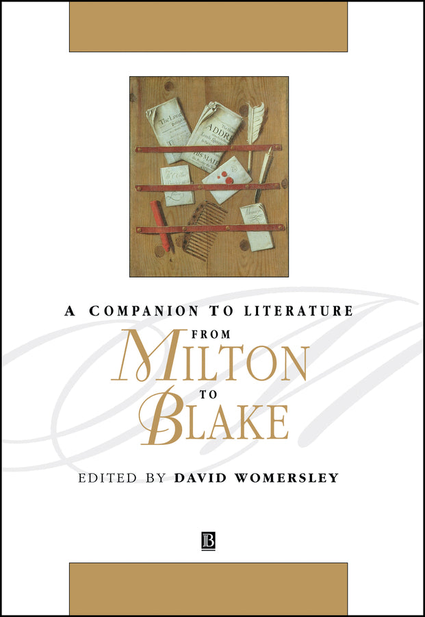 A Companion to Literature from Milton to Blake (Hardback) 9780631212850