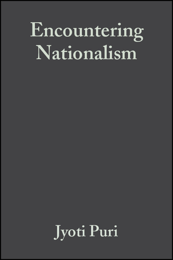 Encountering Nationalism (Hardback) 9780631231059