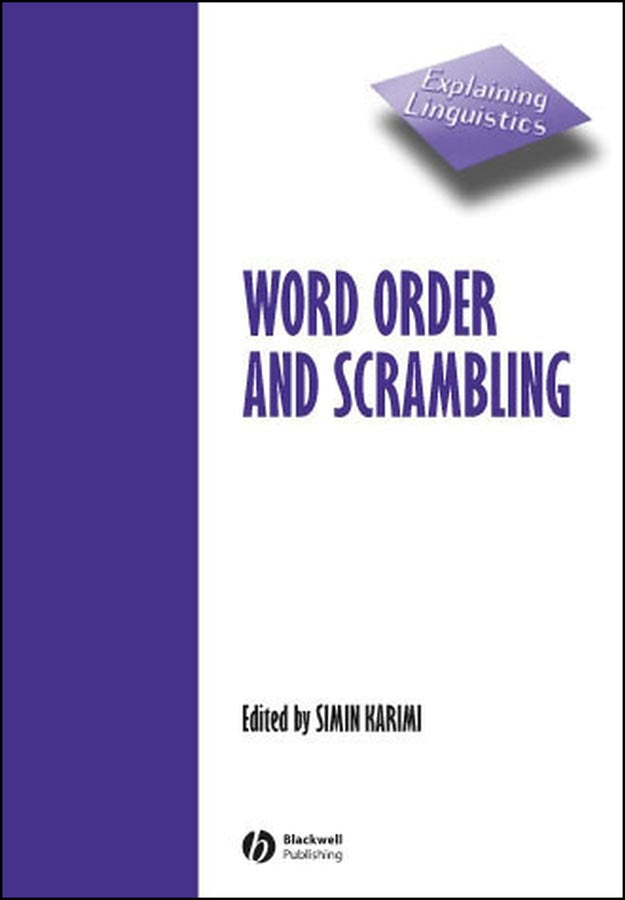 Word Order and Scrambling (Hardback) 9780631233275