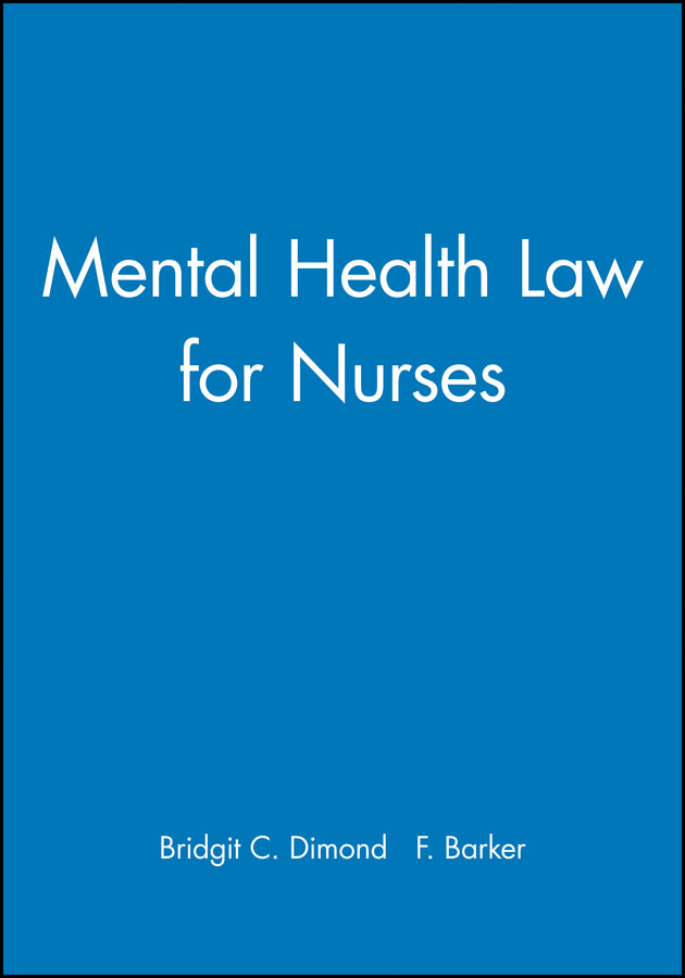 Mental Health Law for Nurses (Paperback / softback) 9780632039890