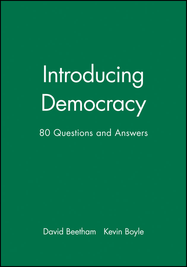 Introducing Democracy; 80 Questions and Answers (Paperback / softback) 9780745615202