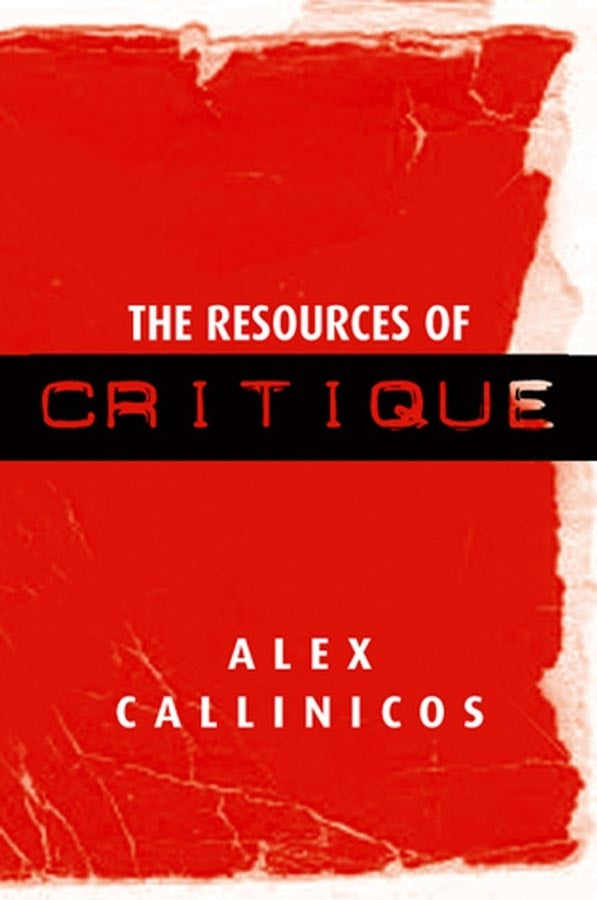 The Resources of Critique (Hardback) 9780745631608