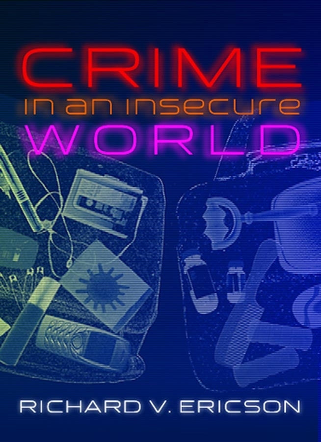 Crime in an Insecure World (Hardback) 9780745638287