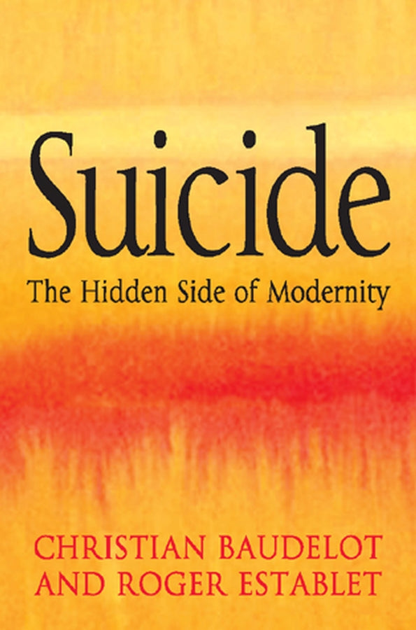 Suicide; The Hidden Side of Modernity (Hardback) 9780745640563