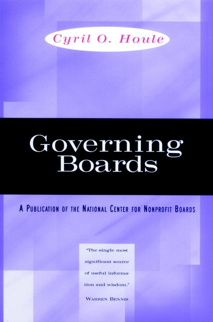 Governing Boards; Their Nature and Nurture (Paperback / softback) 9780787909161