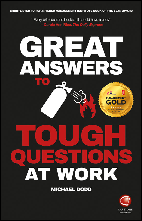 Great Answers to Tough Questions at Work (Paperback / softback) 9780857086396