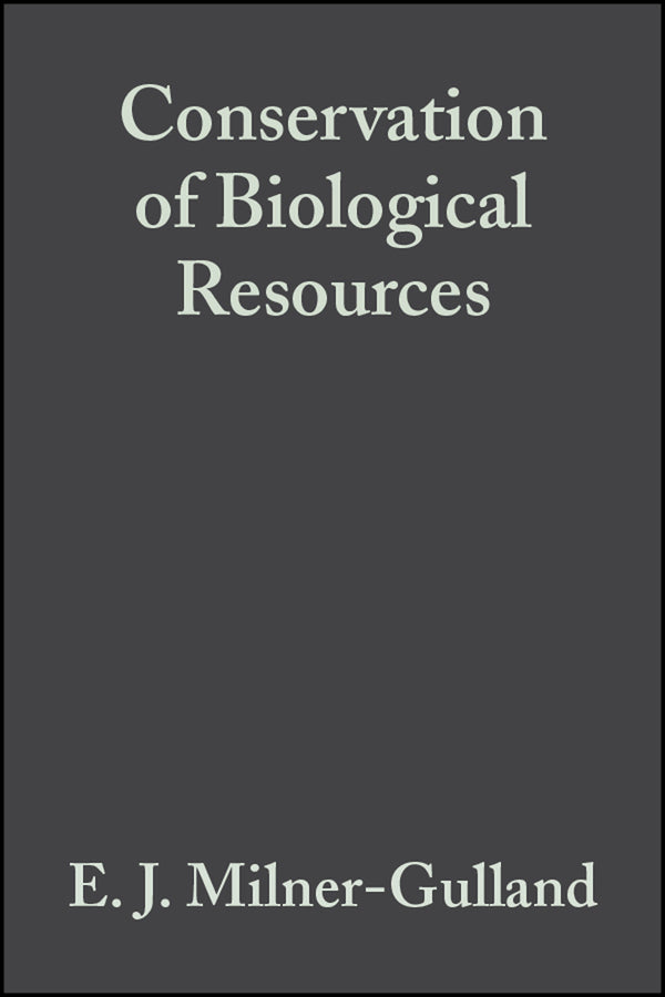 Conservation of Biological Resources (Paperback / softback) 9780865427389