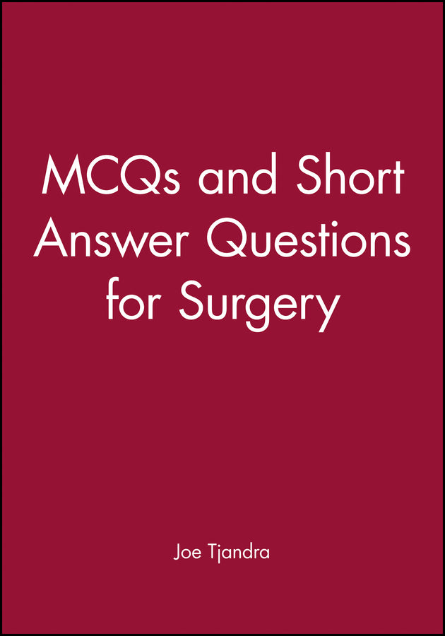 MCQs and Short Answer Questions for Surgery (Paperback / softback) 9780867930108