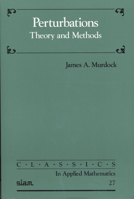 Perturbations – Theory and Methods; Theory and Methods (Paperback / softback) 9780898714432