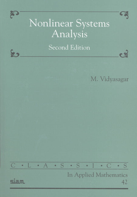 Nonlinear Systems Analysis (Paperback / softback) 9780898715262