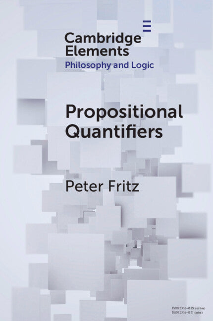 Propositional Quantifiers (Paperback / softback) 9781009177733