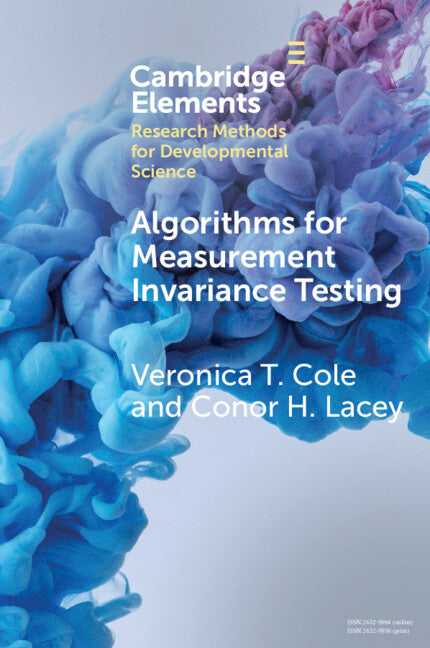 Algorithms for Measurement Invariance Testing; Contrasts and Connections (Paperback / softback) 9781009303385