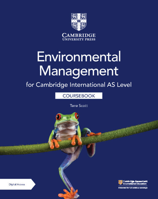 Cambridge International AS Level Environmental Management Coursebook with Digital Access (2 Years) (Multiple-component retail product) 9781009306256