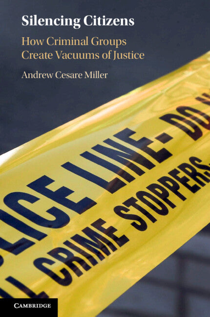 Silencing Citizens; How Criminal Groups Create Vacuums of Justice (Paperback / softback) 9781009354493