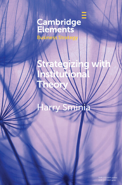 Strategizing With Institutional Theory (Paperback / softback) 9781009357661