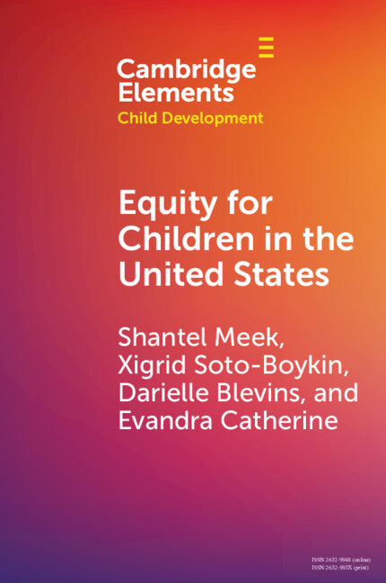 Equity for Children in the United States (Paperback / softback) 9781009379724