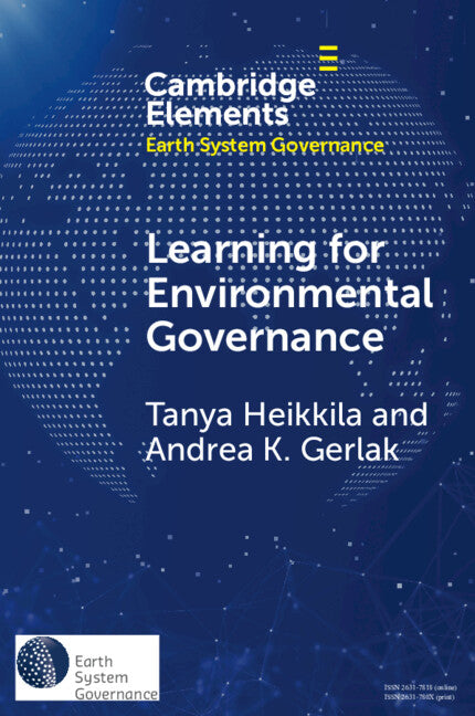 Learning for Environmental Governance; Insights for a More Adaptive Future (Paperback / softback) 9781009461122