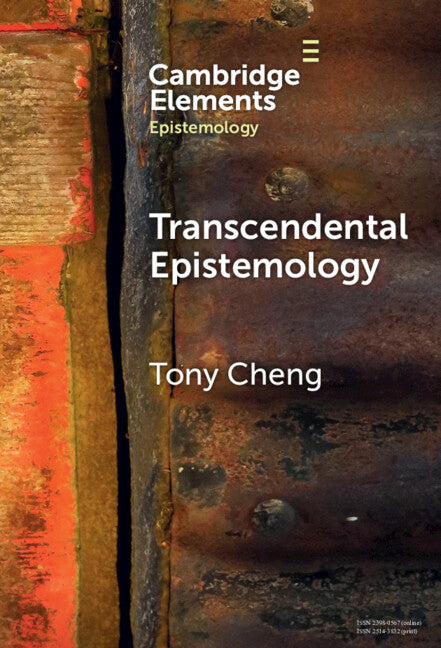 Transcendental Epistemology (Hardback) 9781009478632