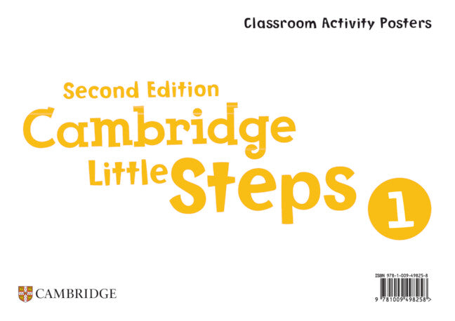 Cambridge Little Steps Level 1 Classroom Activity Posters (Poster) 9781009498258