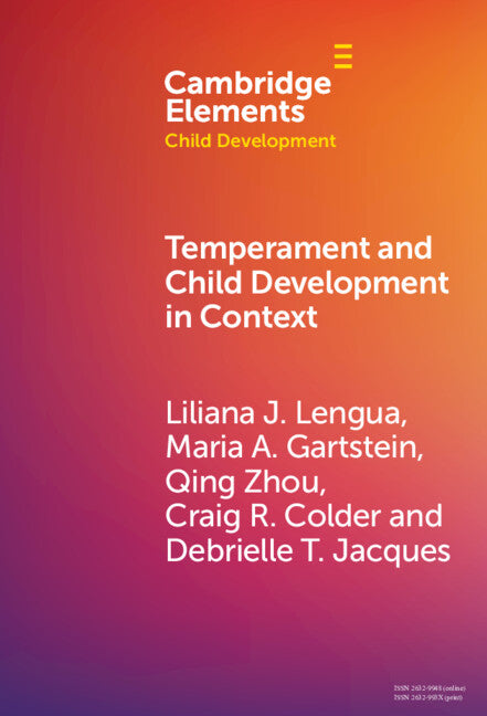 Temperament and Child Development in Context (Hardback) 9781009521871